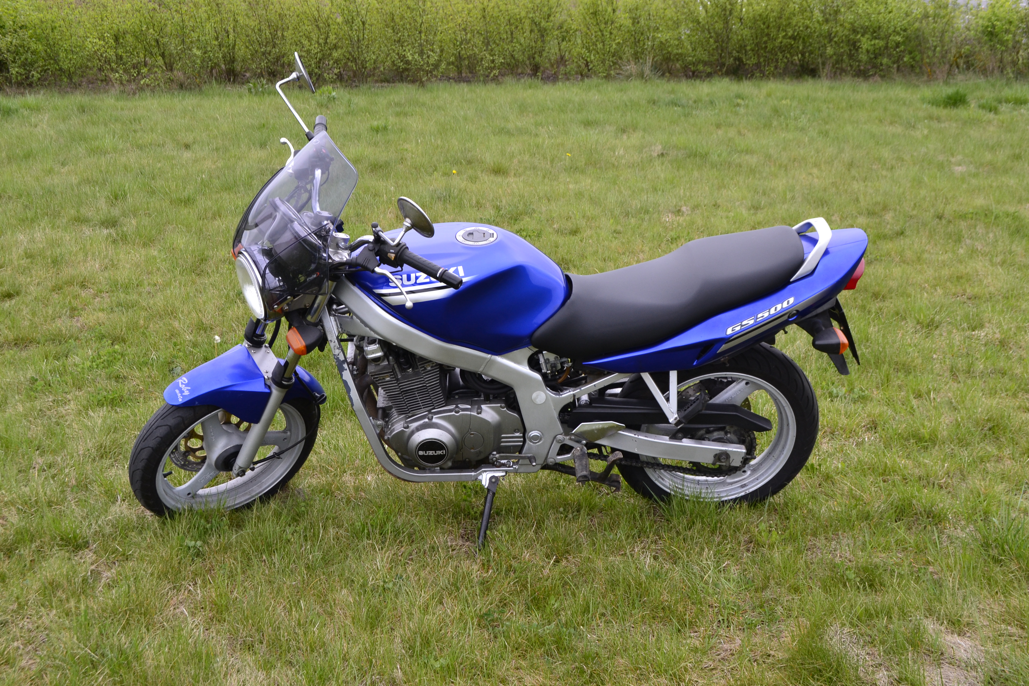 Motocykl skupina A2 - pohled 2